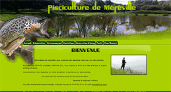 Desktop Screenshot of pisciculturedemereville.com