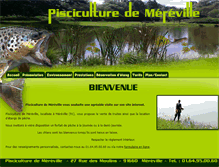Tablet Screenshot of pisciculturedemereville.com
